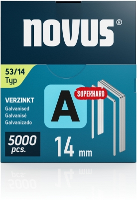 Capse Novus din sarma subtire, A tip 53 super rezistente, 14 mm, 5000 buc/cutie